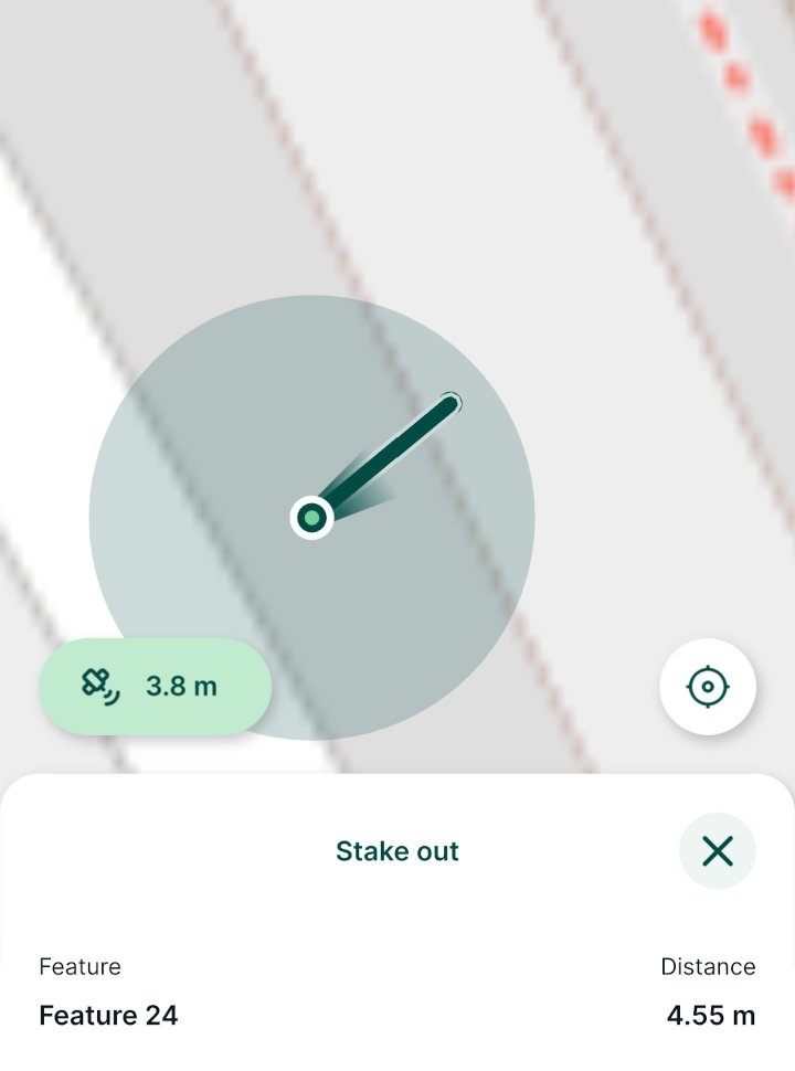 Long range stake out panel