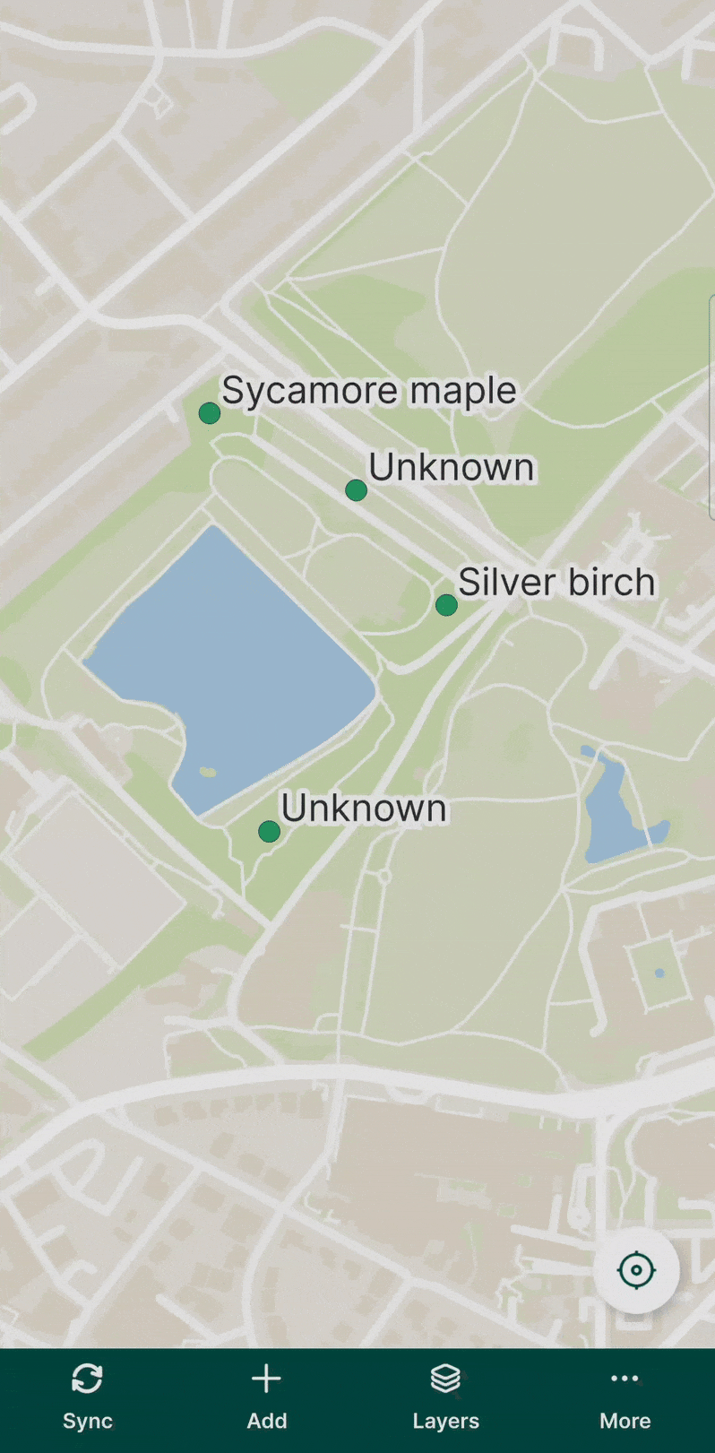 Multi-feature editing in Mergin Maps mobile app